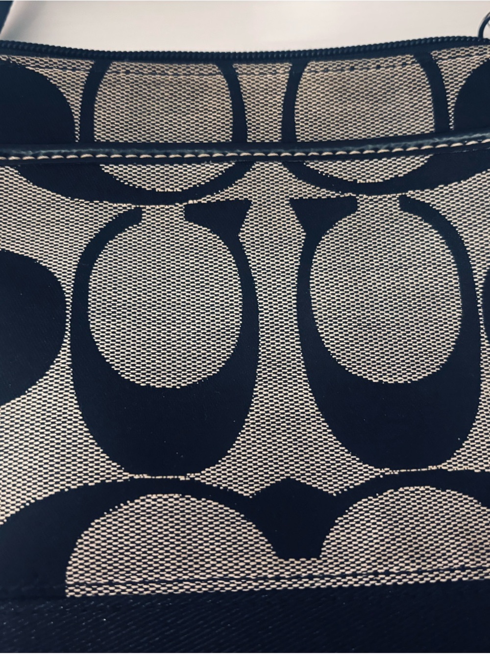 Coach Black and gray Signature Crossbody Bag - Picture 3 of 8
